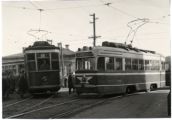 Трамваи на улицах г. Молотова. 1940-е гг. ПермГАНИ. Ф. 7331. Оп. 1. Д. 132. Л. 1.