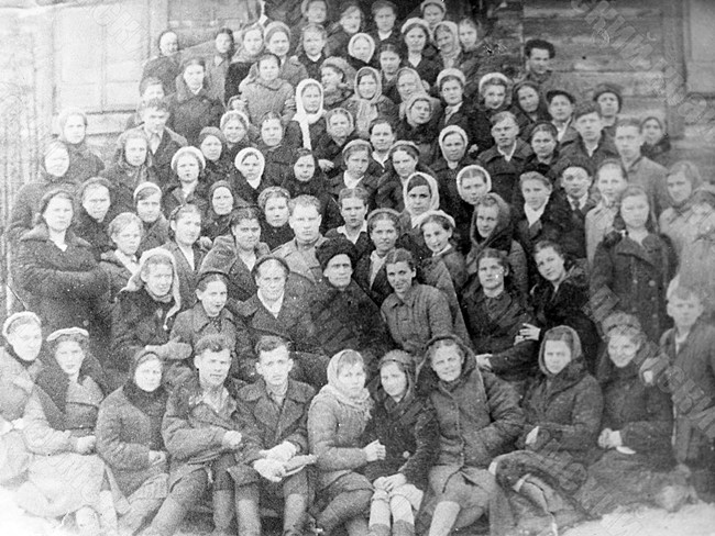 Группа рабочих цеха №5 Соликамского калийного комбината